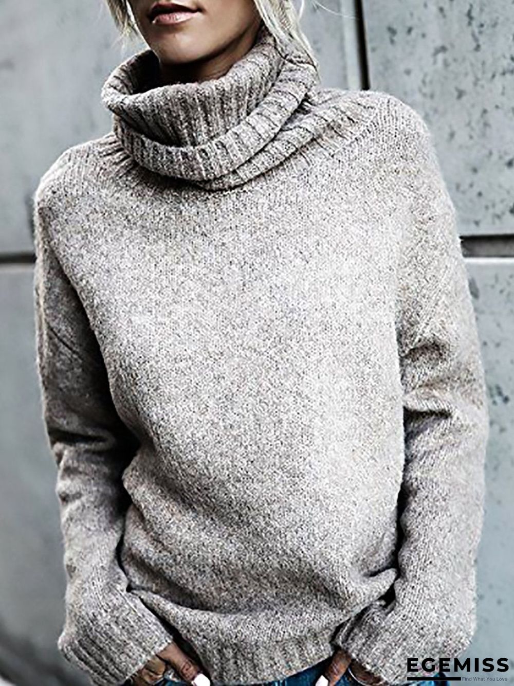 Holiday Shift Turtleneck Long Sleeve Shirts & Tops | EGEMISS
