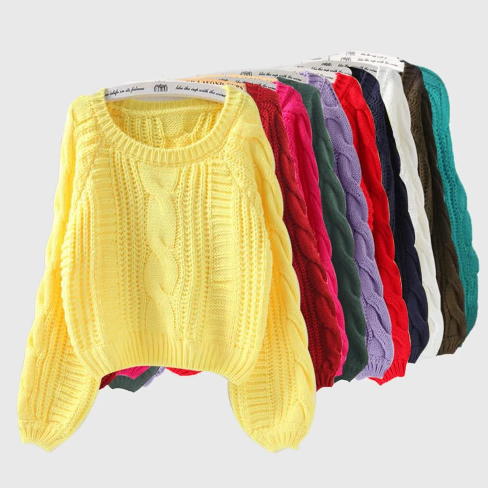 Candy Color Harajuku Chic Short Sweater SP14931