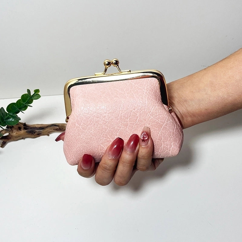 Vintage Women's Bag Coin Purse Women's Short Wallet Hasp Candy Color Coin Bag In Stock4