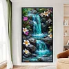 Waterfall - Full Embroidery 3 Strands 11CT Stamped Cross Stitch - 40*70CM - Large Size