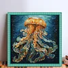 Deep Sea Jellyfish-14CT Stamped Cross Stitch 53*55cm/20.87*21.65in tapestrymarket