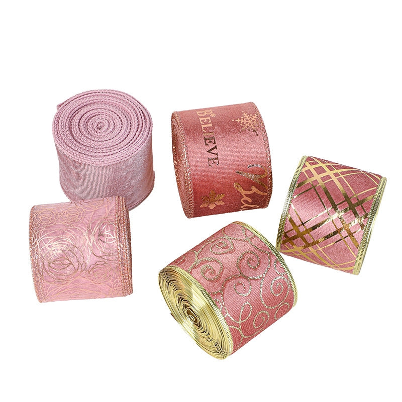 Christmas Nordic Style Minimalist Solid Color Polyester Casual Holiday Party Colored Ribbons Party Accessories