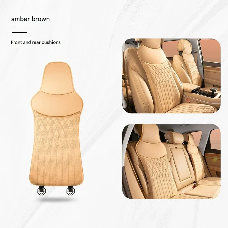 All-Season Universal Nappa leather Seat Cushions