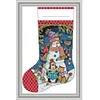 Carol Stocking -16CT Stamped Cross Stitch Kit(30*44cm)