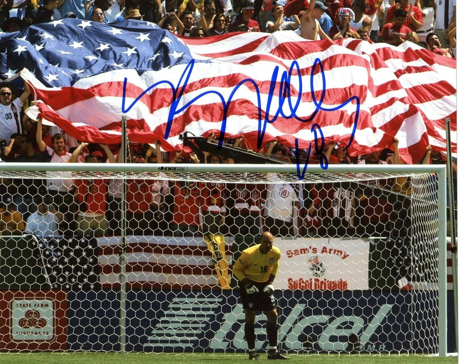 Kasey Keller Autographed Signed 8x10 Photo Poster painting Seattle Sounders COA  Shipping