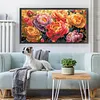 Flowers In Full Bloom-11CT Stamped Cross Stitch 200*93cm/78.74*36.61in (Big Size) tapestrymarket