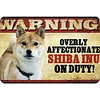 Dog Warning- Vintage Metal Signs(12*16Inch)