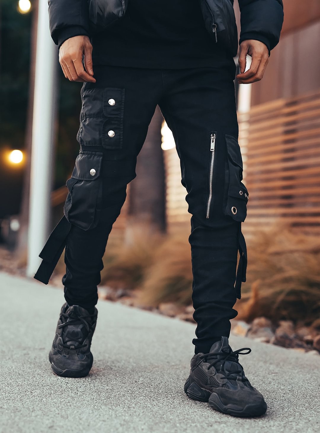 Cargo Jeans V2 in Black