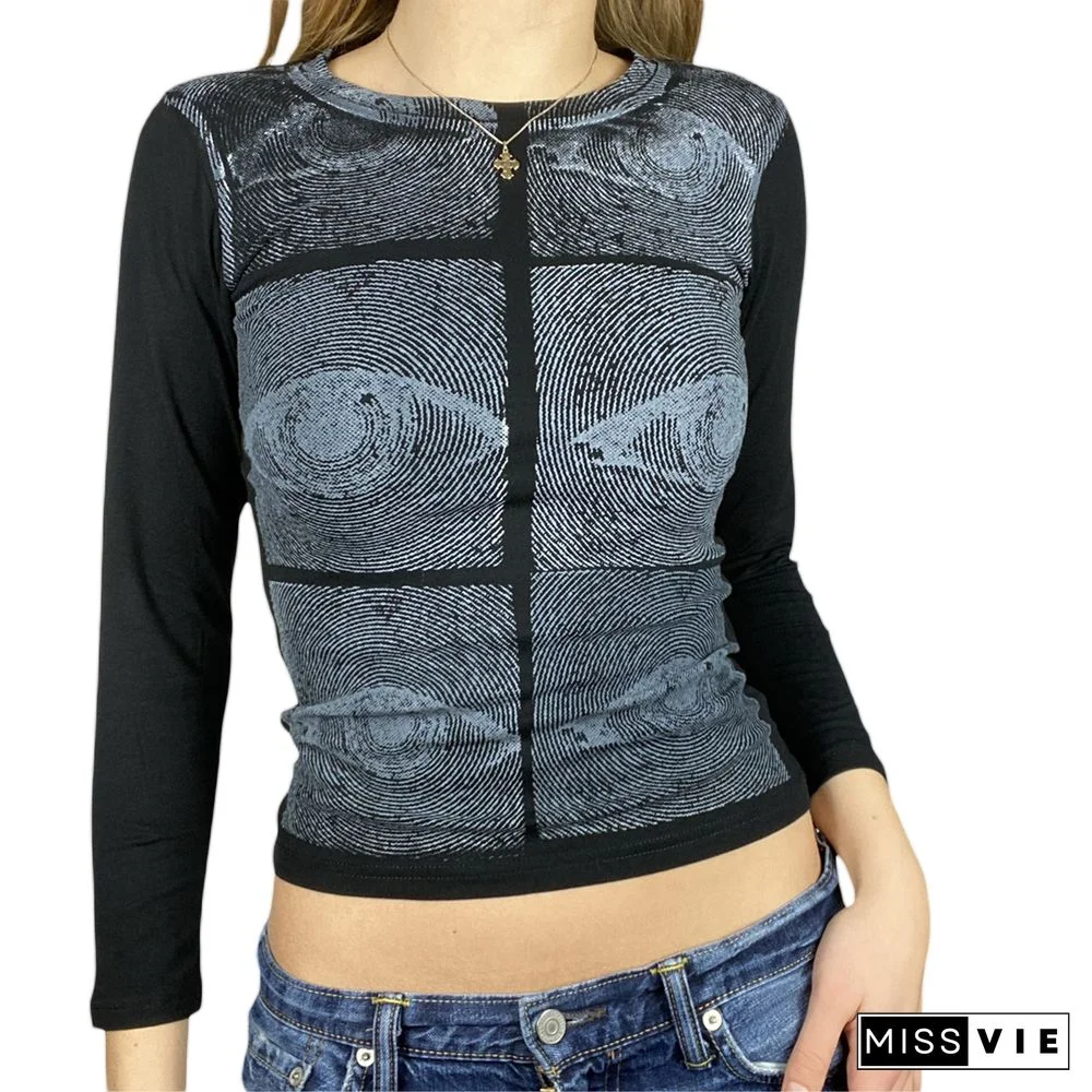 Women Trendy Portrait Letter Printed Tank Tops Summer Vest Female Round Neck Sleeveless Slim Fit Crop Tops