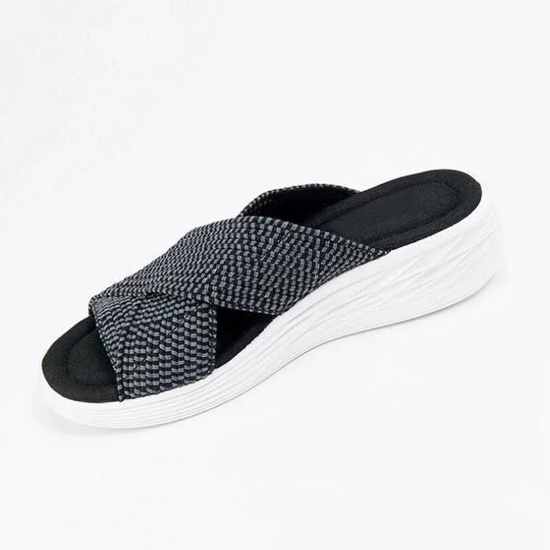 Women Summer Slippers Casual Ladies Sandals Platform Non-slip Female Shoes Soft Wedge Outdoor Women Slippers Dropshipping Shoes