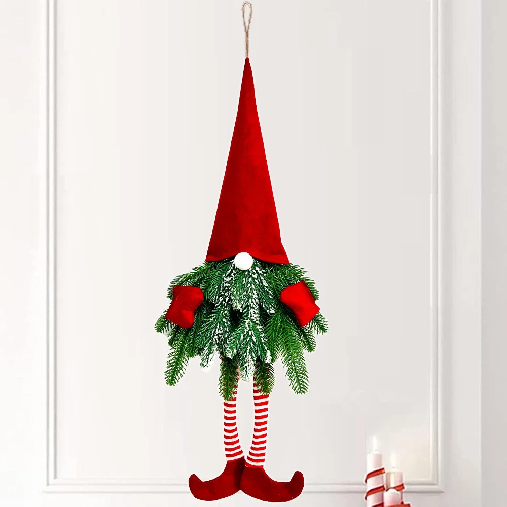 Faceless Gnome Christmas Wall Door Decoration Pendant