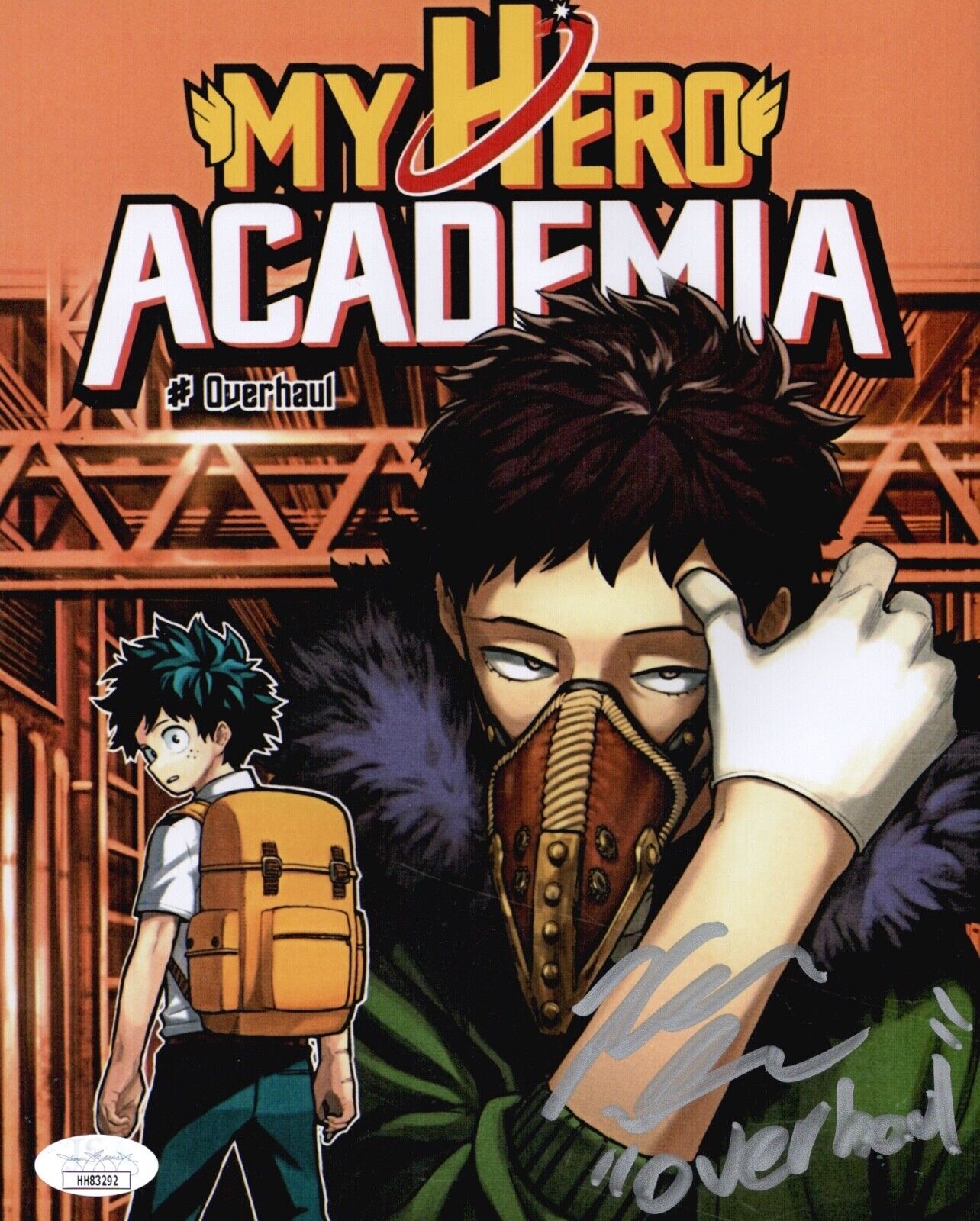 KELLEN GOFF Signed MY HERO ACADEMIA OVERHAUL 8x10 Photo Poster painting Autograph JSA COA Cert