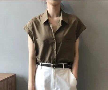 S-2XL New Oversize Women Blouses Summer Tops Femme Casual Womens Blouse Maxi Girls White Shirt Short Sleeve Plus Size Blusas