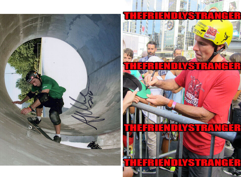 ANDY MacDONALD signed Autographed 8X10 Photo Poster painting c PROOF - X GAMES Skateboarder COA