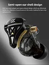 KZ-DQS In Ear Wired Earphones Dynamic Professional HIFI Headset Noise Cancelling