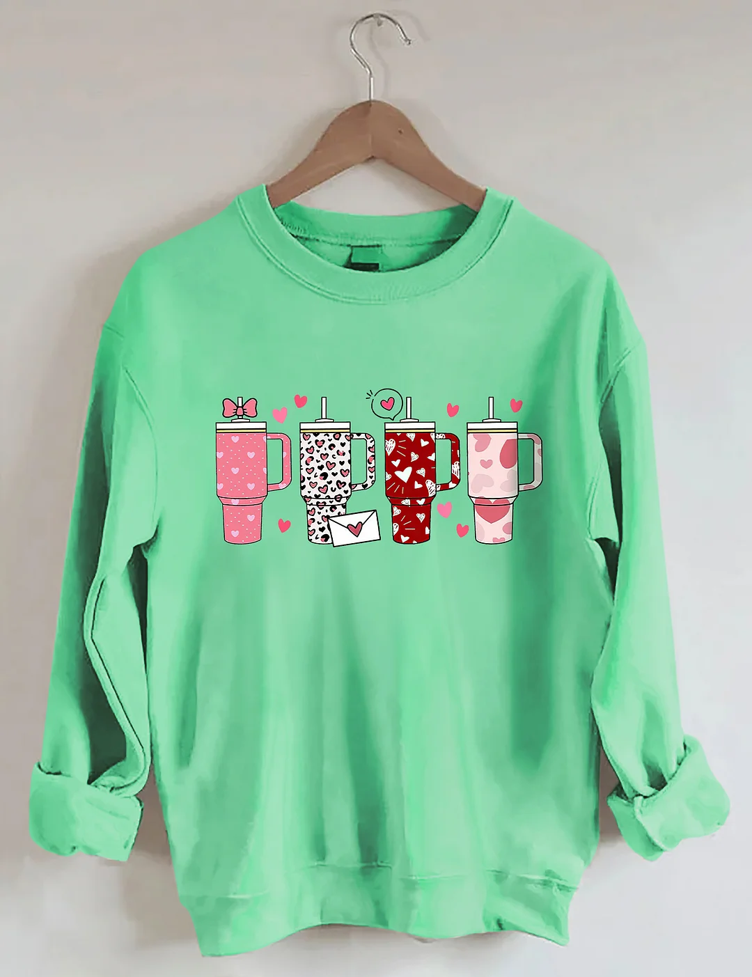 Retro Obsessive Cup Disorder Valentine Sweatshirt
