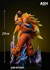 GROS Scale Super Saiyan 3 Son Goku - Dragon Ball Resin Statue - Ash-Studio