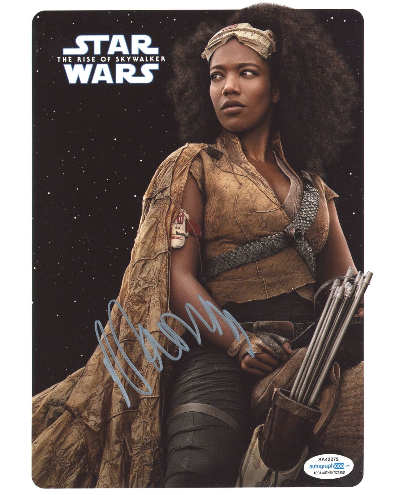 Naomi Ackie Signed 10X8 Photo Poster painting Star Wars The Rise of Skywalker ACOA TPA (7446)