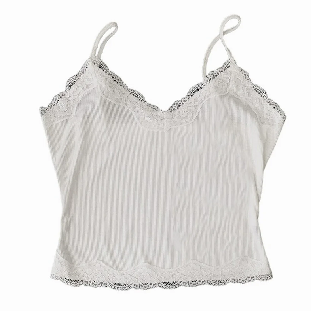 Aonga Harajuku Summer Aesthetic Y2K Female Halter tops Women Vintage Solid Casual Maiden Sleeveless Tide Singlet Cute Fashion Camisole aonga