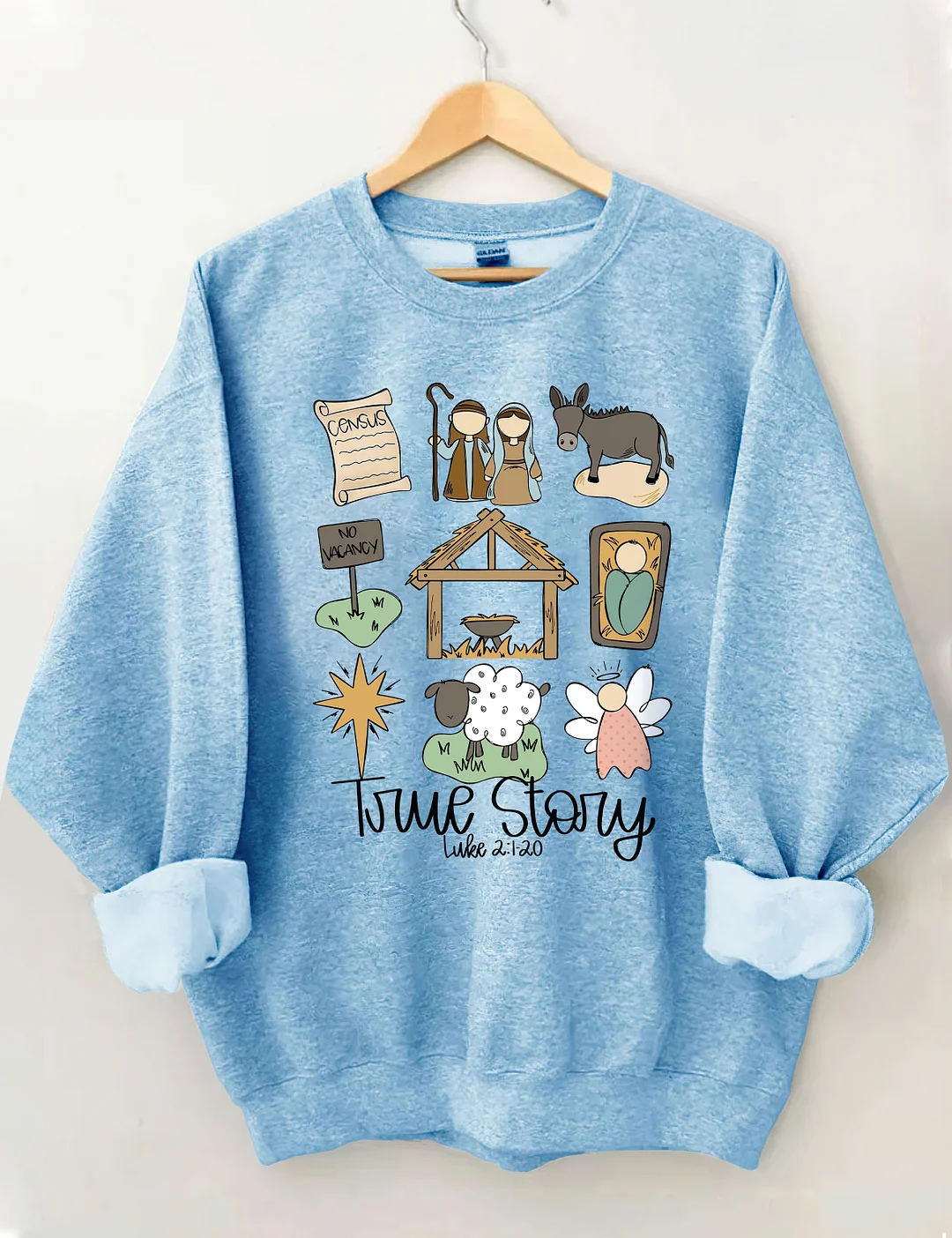 True Story Faith Based Christmas Sweatshirt