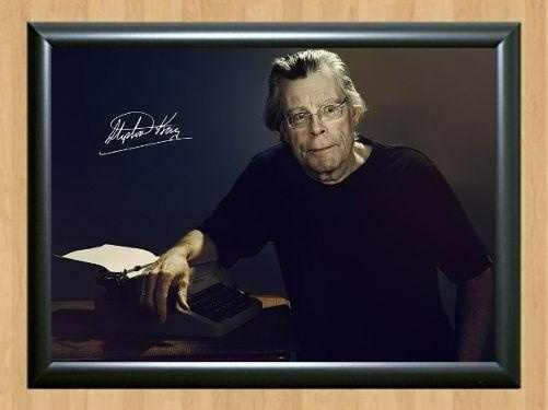 Stephen King The Shining Carrie Mist Misery Signed Autographed Photo Poster painting Poster Print Memorabilia A4 Size