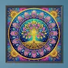 Mandala Baum des Lebens - speziell geformtes Diamond Painting - 30*30cm