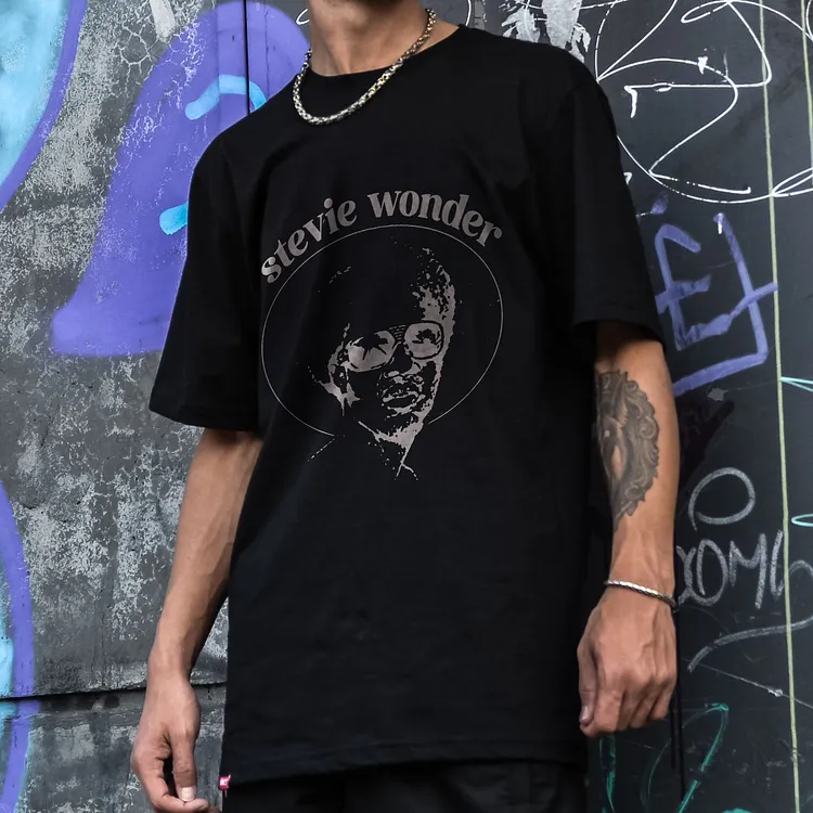 Stevie Wonder Printed Men's T-shirt