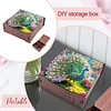 Diamond Painting Wooden Peacock 4 Slots Diamond Painting Storage Box for Adult Beginner