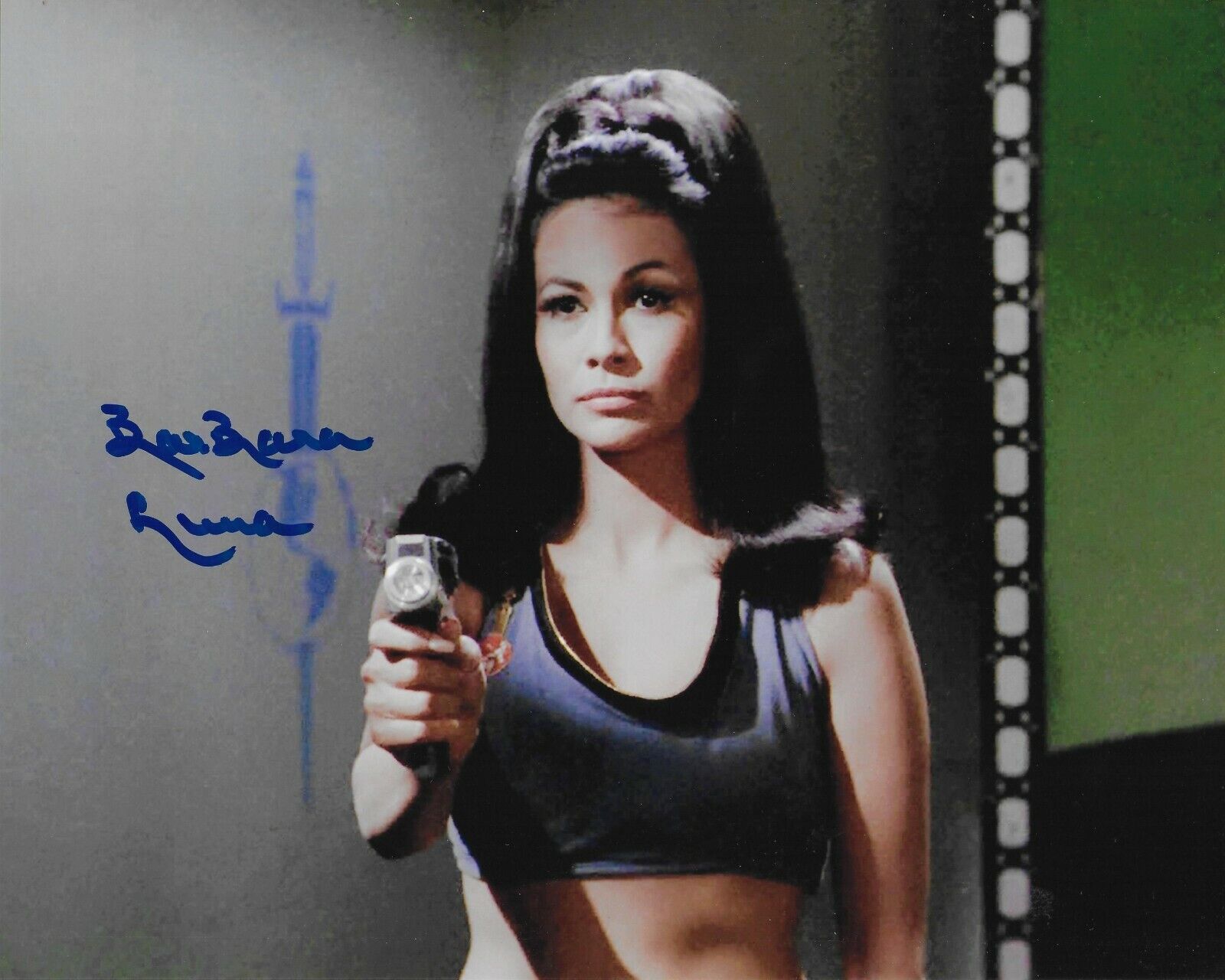 Barbara Luna Star Trek Original 8X10 Photo Poster painting #17 signed at The Hollywoodshow