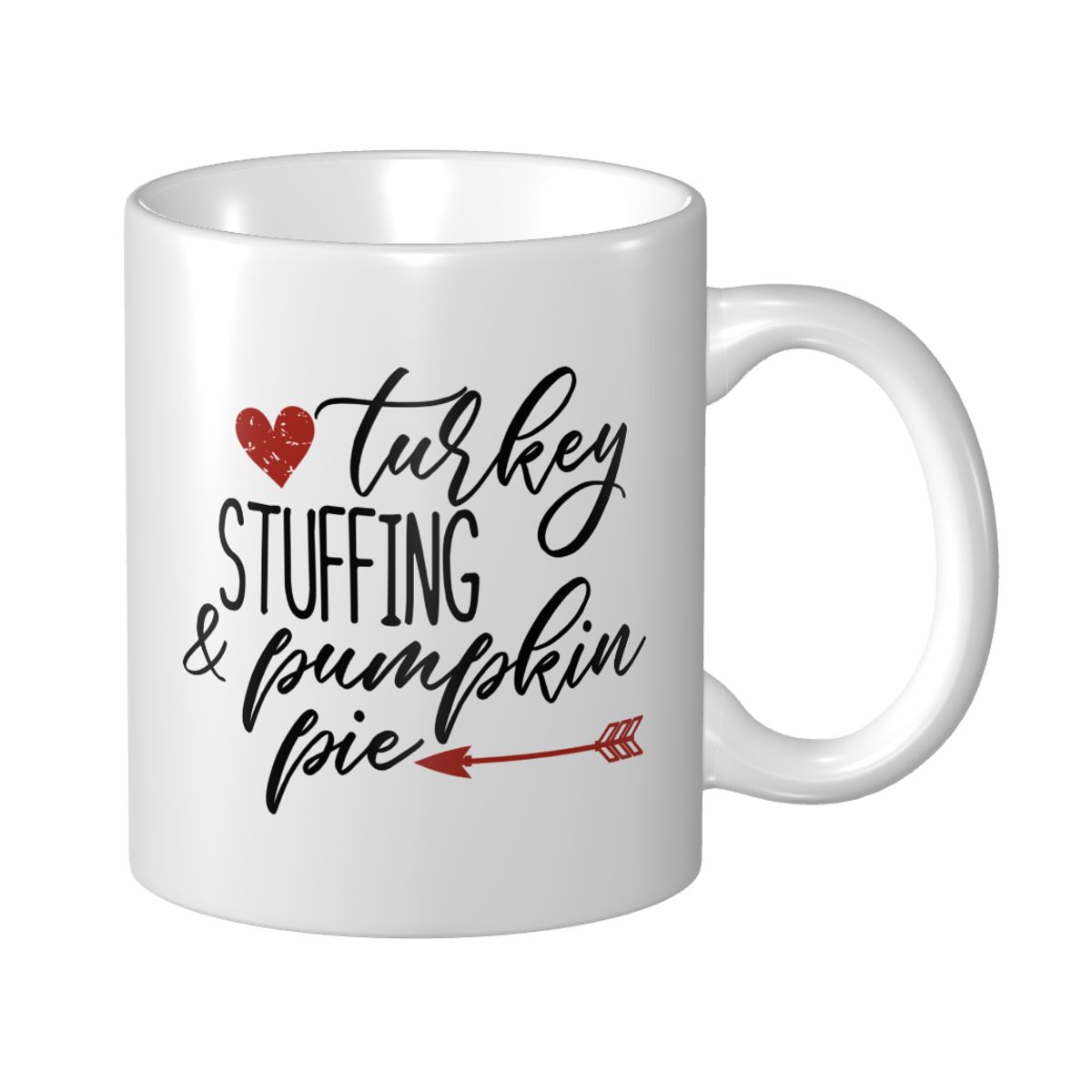 Turkey Stuffing and Pumpkin Pie Ceramic Mug