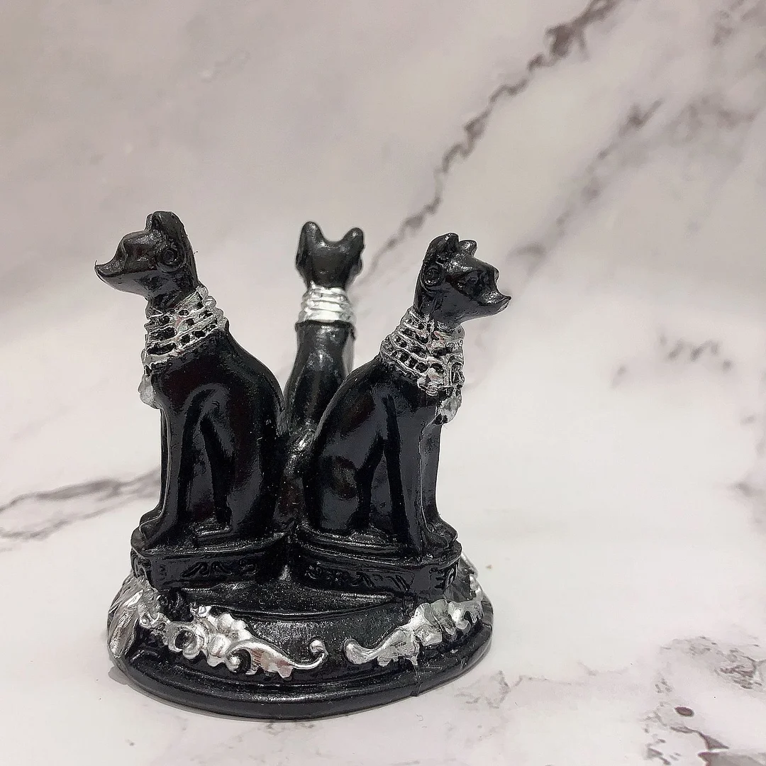 Cat Goddess Bastet Sphere Stand