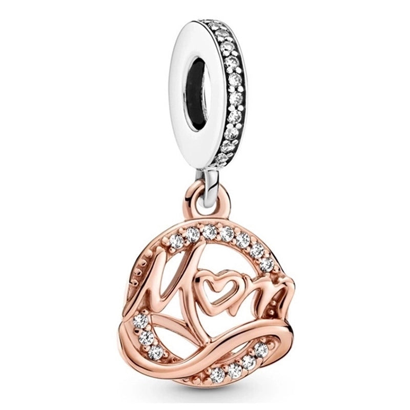 10 Pieces Cartoon Style Geometric Animal Metal Plating Inlay Rhinestones Jewelry Accessories