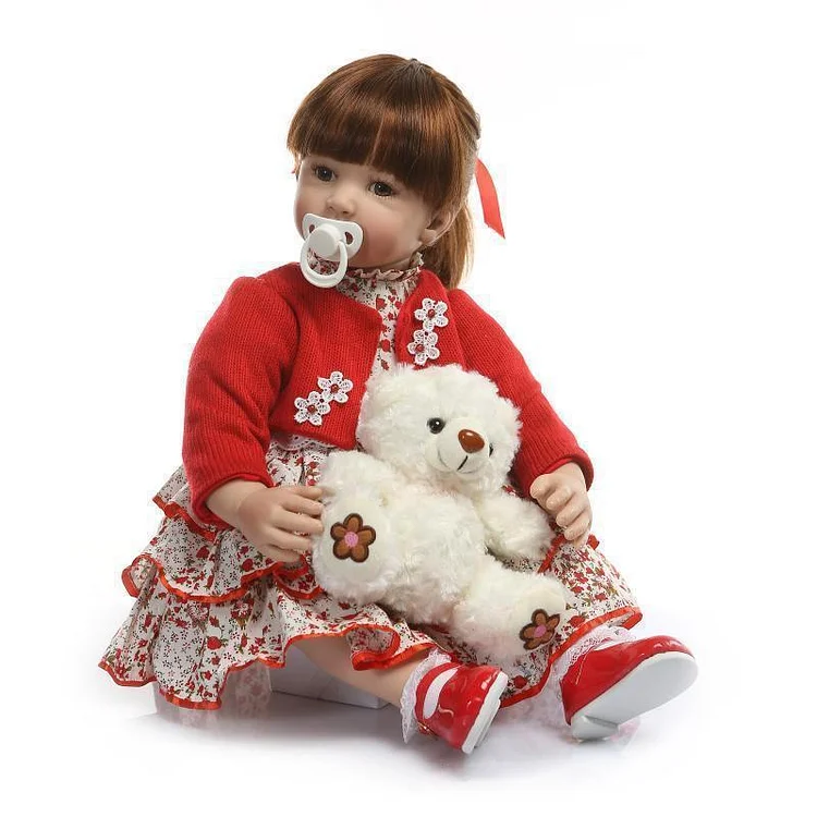  24"Niedliche Ophelia Kleinkind Puppe Mädchen Realistische Spielzeug Geschenk  Für Kinder - RSDP-Rebornbabypuppen-Rebornbabypuppen.de