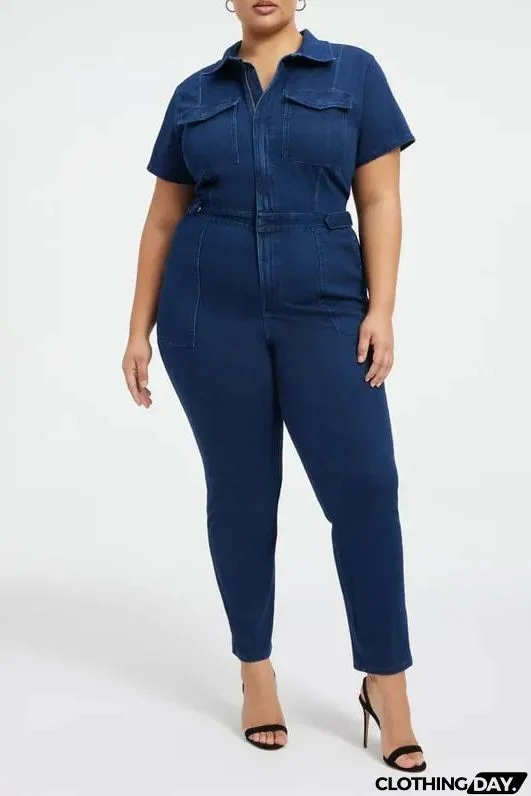 Fashion Denim Jumpsuit