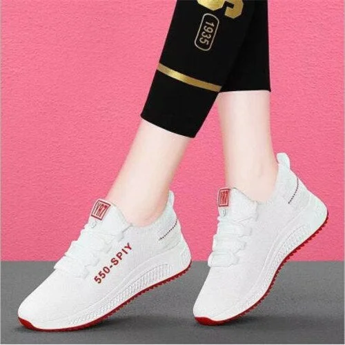 Women Platform Sneakers 2020 New Spring Fashion Women Casual Shoes Breathable Mesh Shoes Woman Black Sneakers Tenis Feminino