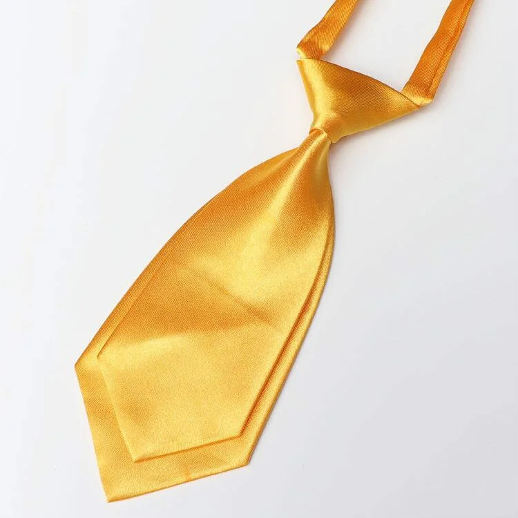 Handmade Bow Tie Necktie Solid Color Double Layer Women's and Children's School Uniform Shirt Accessories Trendy Small Tie Gifts