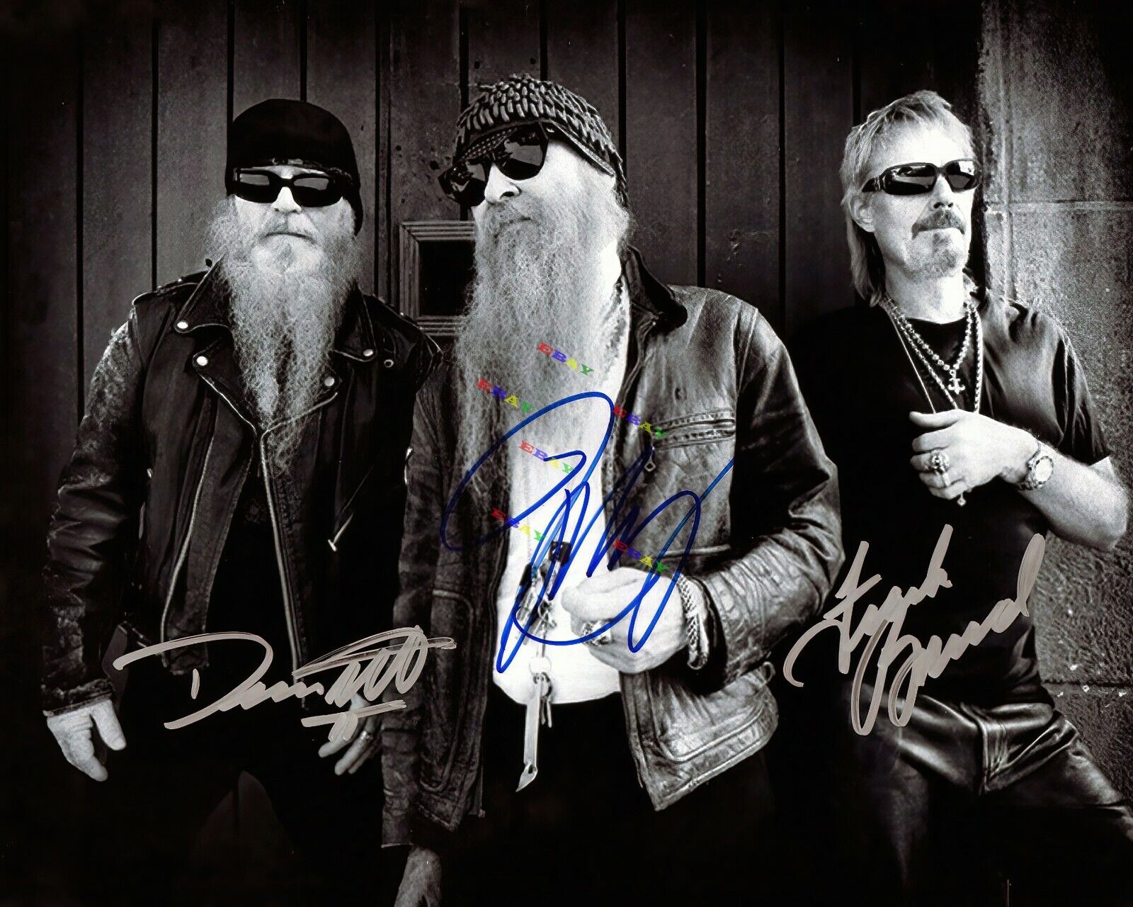 ZZ TOP Autographed Signed 8x10 Photo Poster painting Reprint