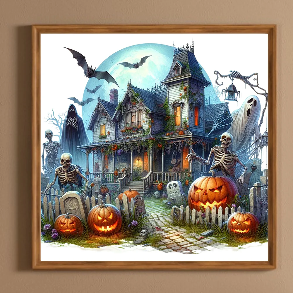 Diamond Painting - Full Round Drill - Halloween Horror Nights(Canvas|40*40cm)