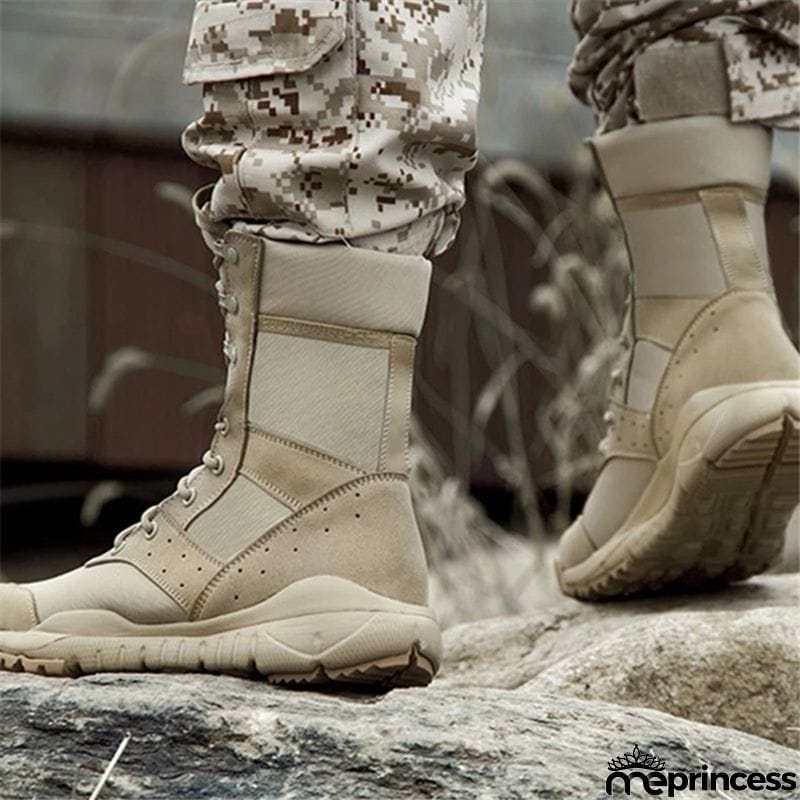 New Casual Lightweight Outdoor Climbing Shoes Training Army Boots