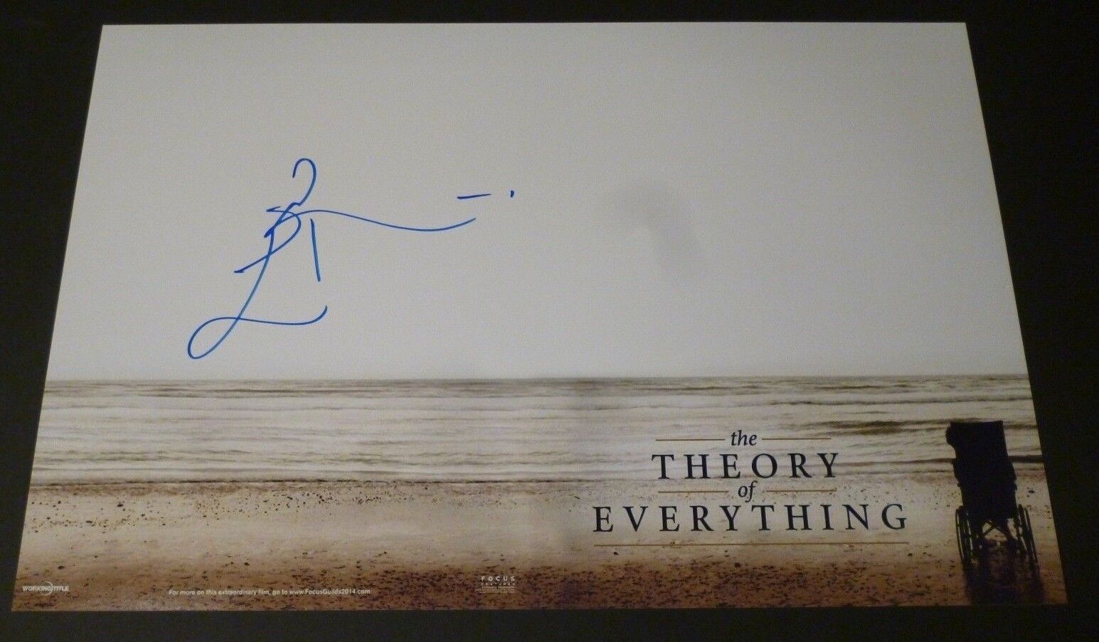 EDDIE REDMAYNE Hand-Signed The Theory of Everything