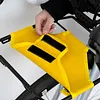 Metal Bike Front Basket Detachable Bike Front Rack Carrier 33 LBS Capacity Luggage Panniers Bag Carrier Bracket with Straps for Outdoor Travel Cycling & Commute