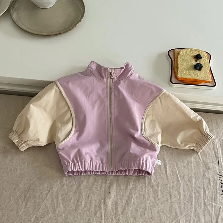Baby Toddler Color Block Outerwear
