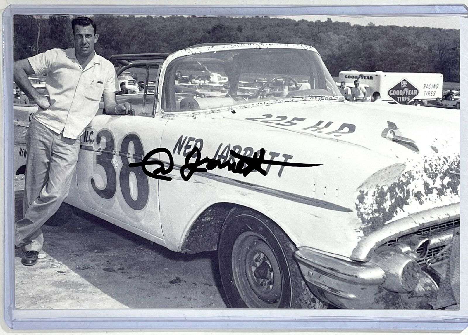 Ned Jarrett Signed 4x6 Photo Poster painting NASCAR Legend HOF Stock Car Racing Autograph Auto