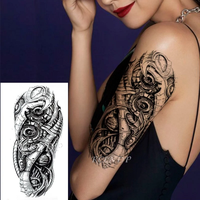 Waterproof Temporary Tattoo Sticker dragons China totem tatto stickers flash tatoo fake tattoos for men women