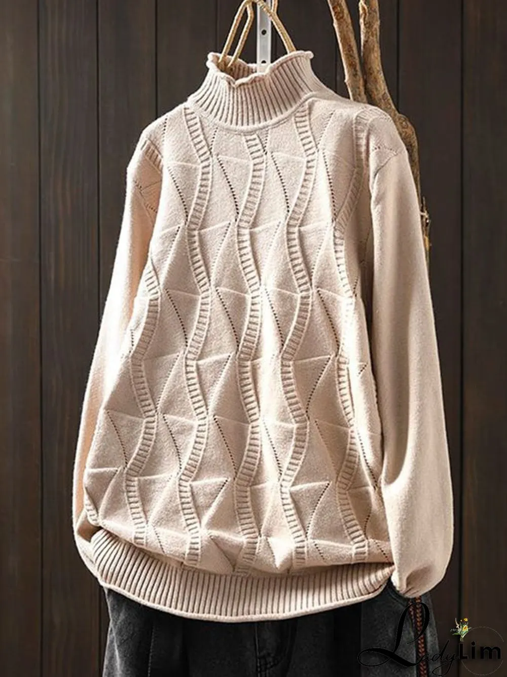 Women's Retro Artistic Loose Casual Pullover Sweater