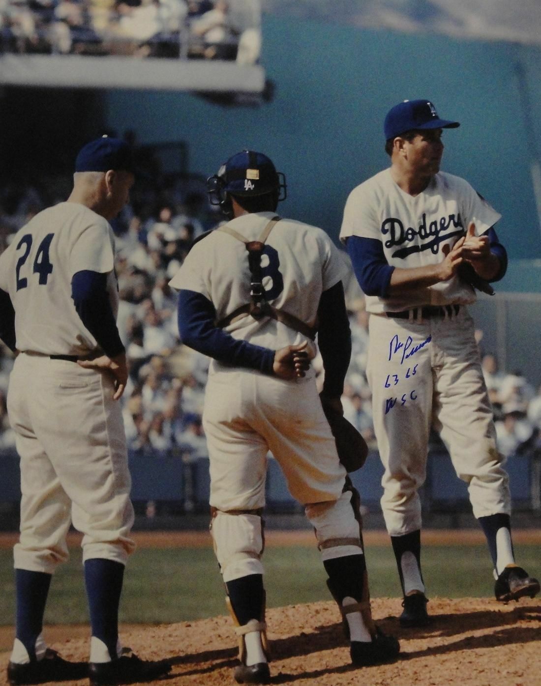 Ron Perranoski Hand Signed Autographed 16x20 Los Angeles Dodgers Photo Poster painting W/ Stats