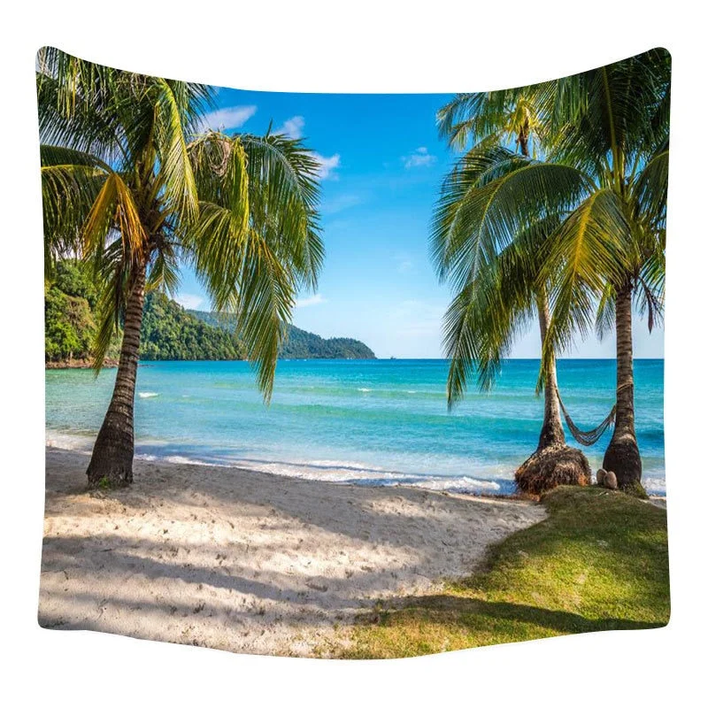 Waterfall Theme Forest Landscape Bath Curtains Cloud Waterproof Fabric Shower Curtain Nature Scenery Bathroom Screen