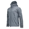 Autumn and Winter Outdoor Camouflage Waterproof Shark Skin Soft Shell Breathable Three-in-one Men's Jacket