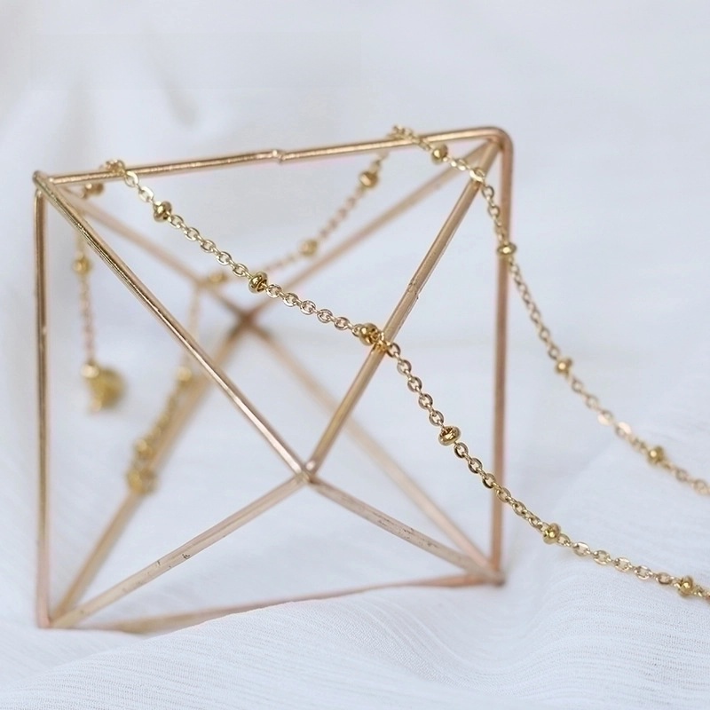 304 Stainless Steel 18K Gold Plated Necklace