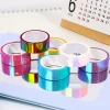 12PCS Laser Flashing Colors Waterproof Student Scratchbook DIY Project Decorative Tapes